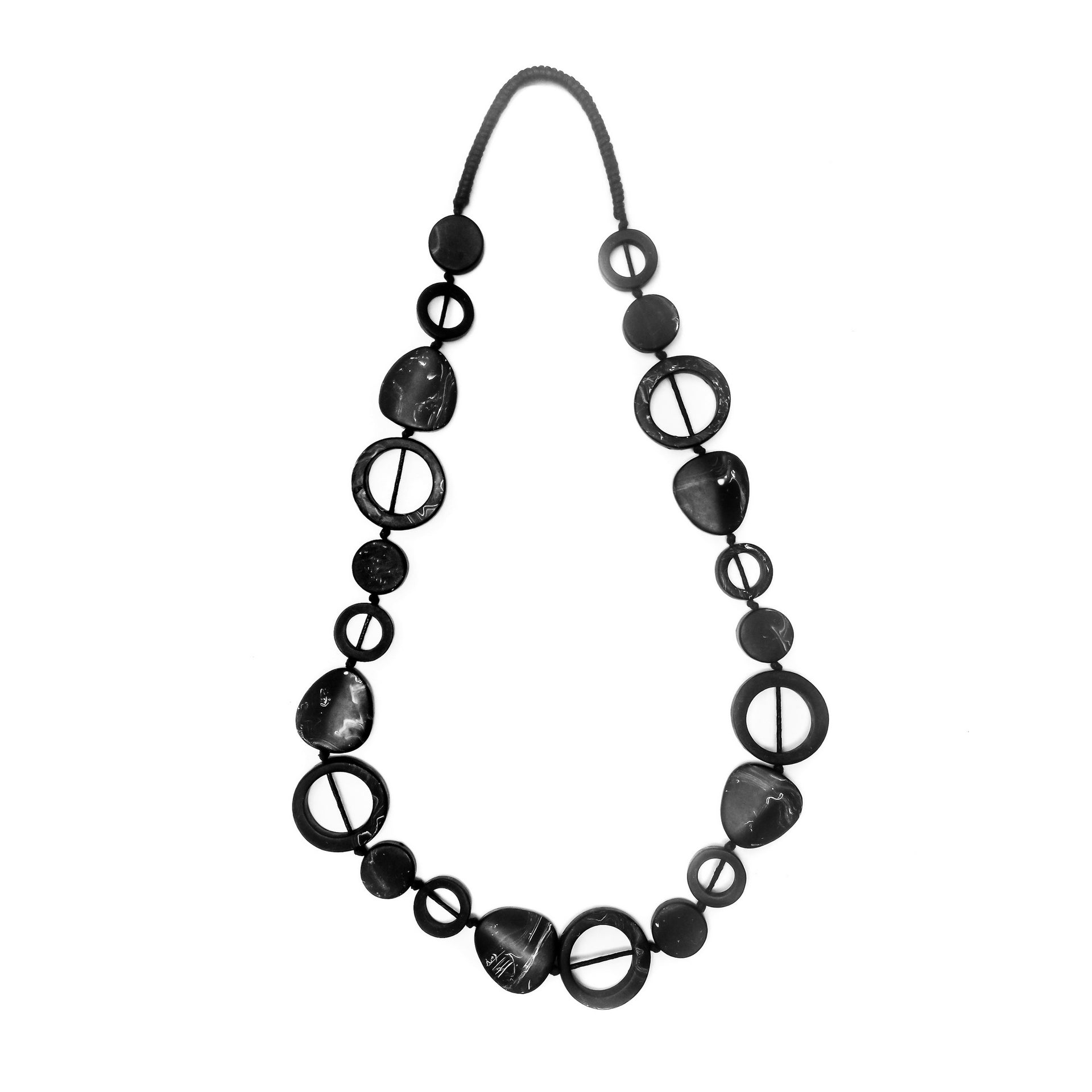 Tangier Long Resin Necklace - Polka Luka Resin Jewellery