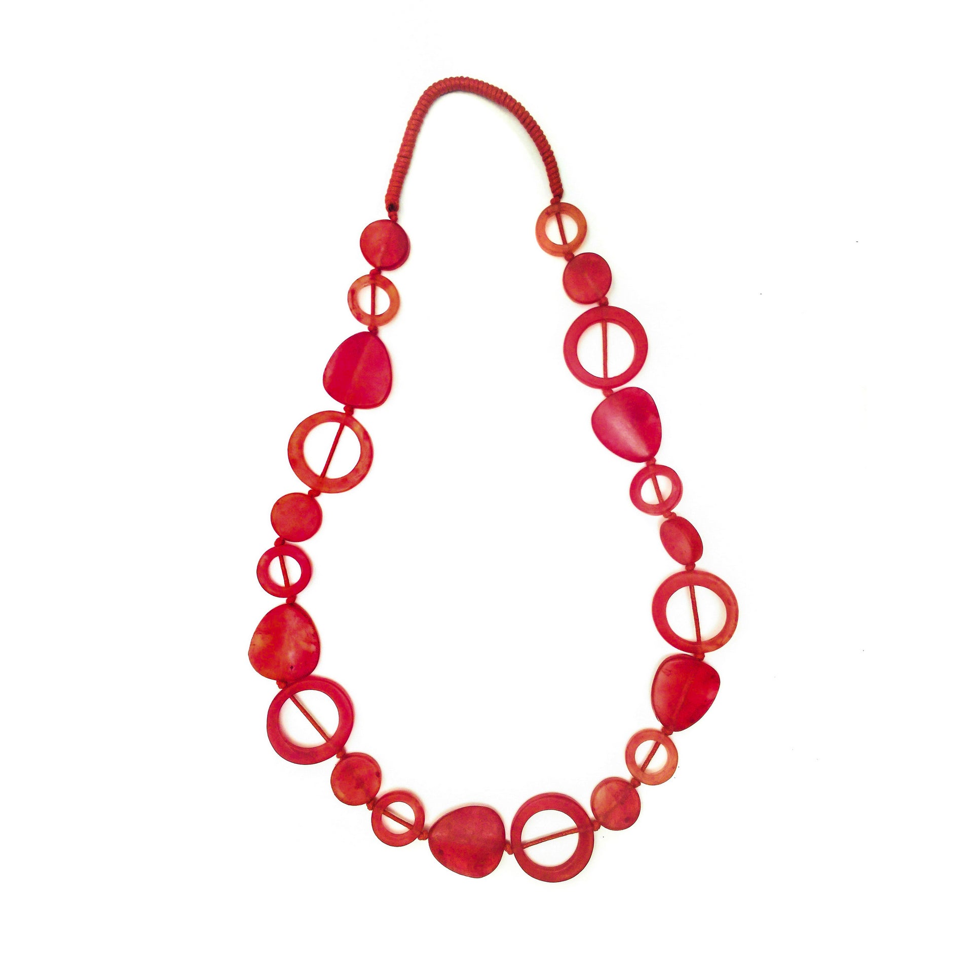 Tangier Long Resin Necklace - Polka Luka Resin Jewellery