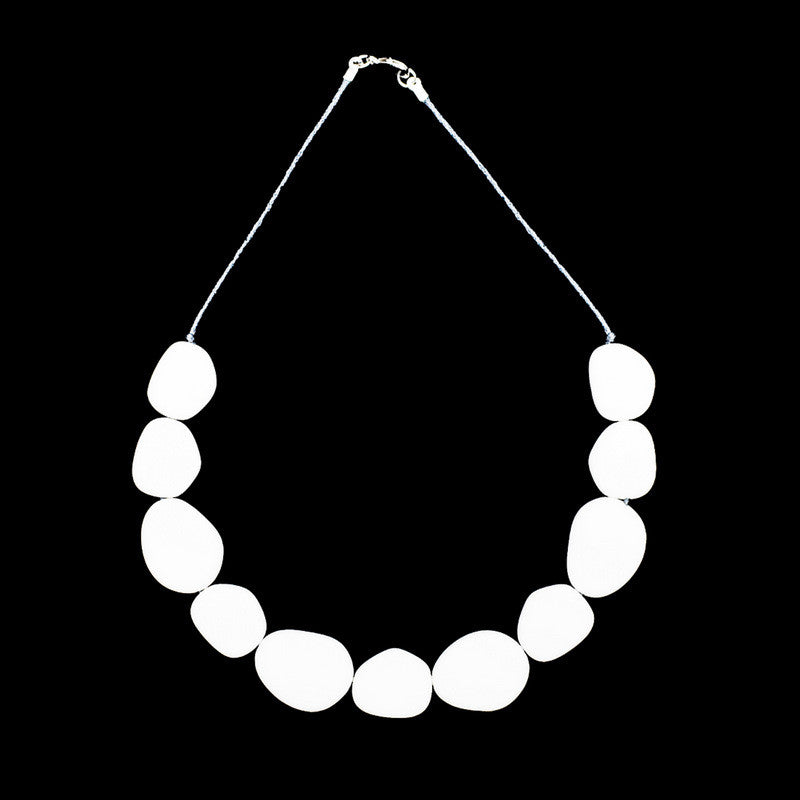 Wabi' Short Resin Necklace - Polka Luka Resin Jewellery