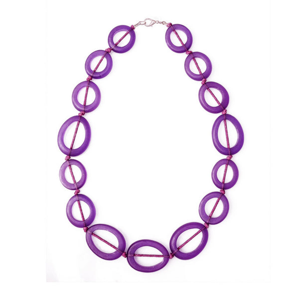 Sakura' Short Resin Necklace - Polka Luka Resin Jewellery