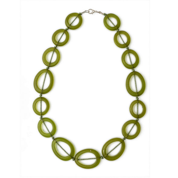 Sakura' Short Resin Necklace - Polka Luka Resin Jewellery