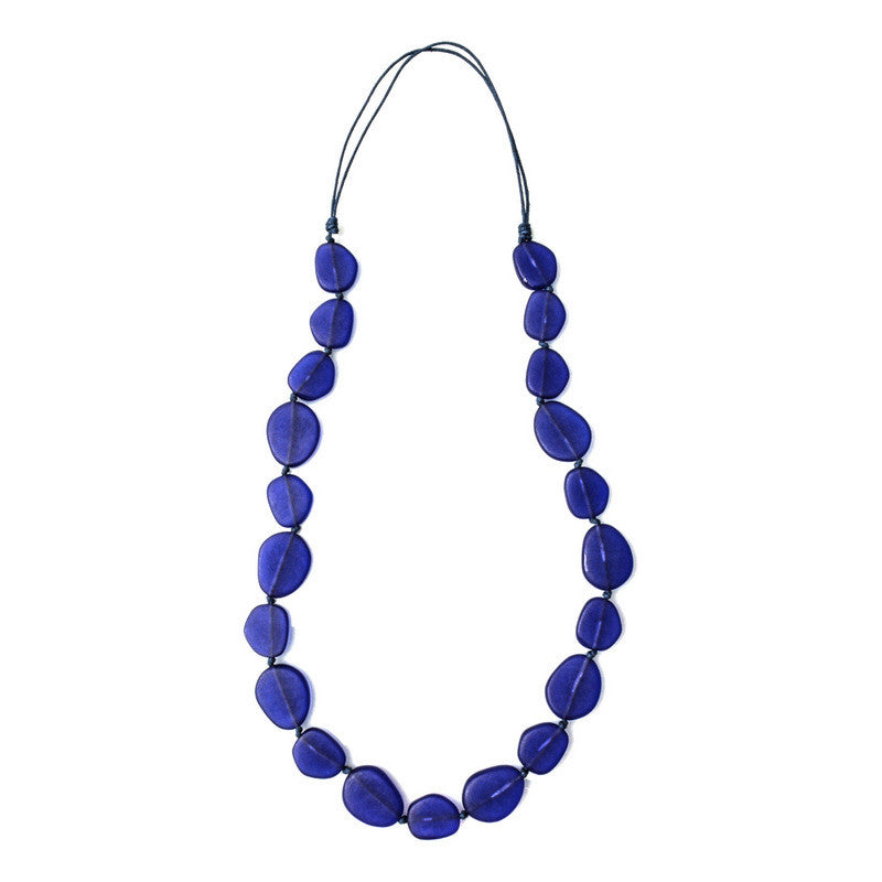 Wabi' Long Resin Necklace - Polka Luka Resin Jewellery