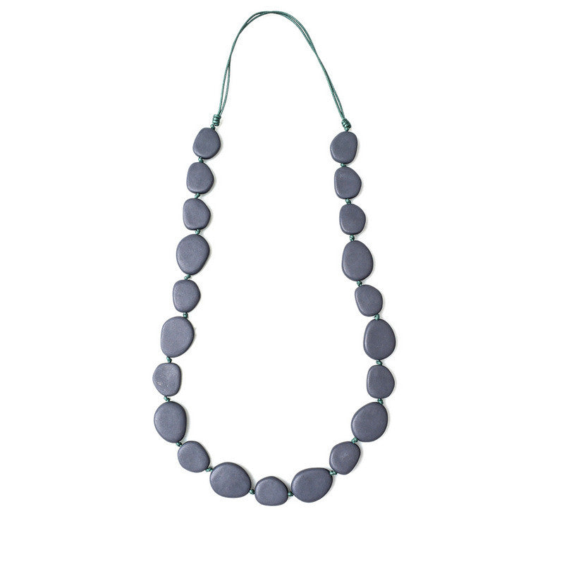 Wabi' Long Resin Necklace - Polka Luka Resin Jewellery