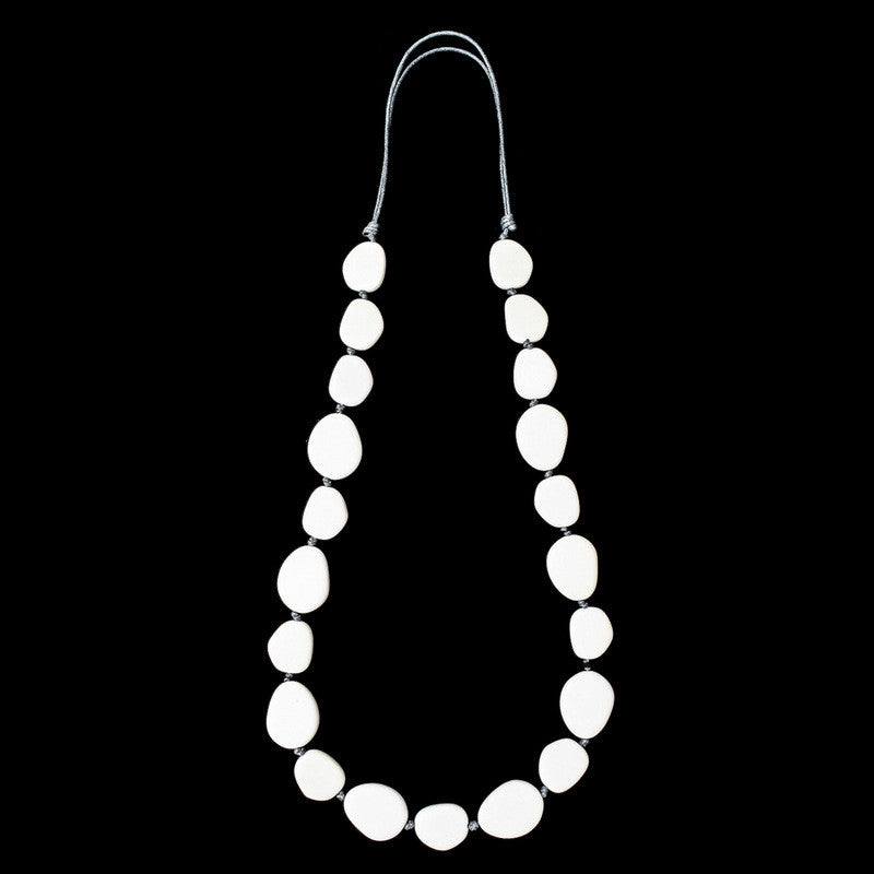 Wabi' Long Resin Necklace - Polka Luka Resin Jewellery