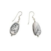 Sabi' Resin Earring-Grande - Polka Luka Resin Jewellery