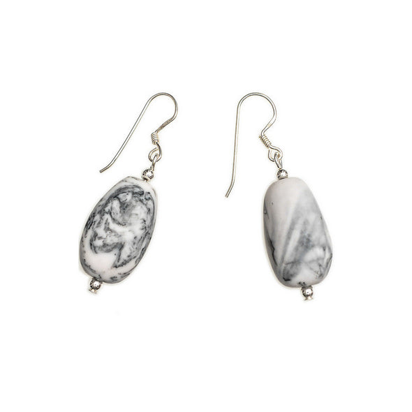Sabi' Resin Earring-Grande - Polka Luka Resin Jewellery