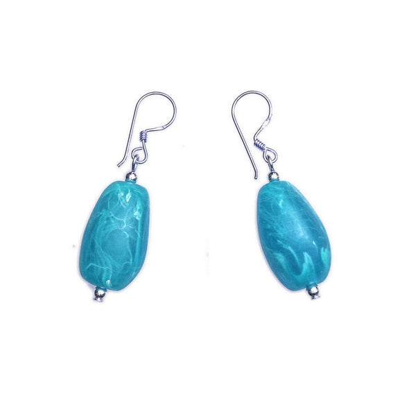 Sabi' Resin Earring-Grande - Polka Luka Resin Jewellery