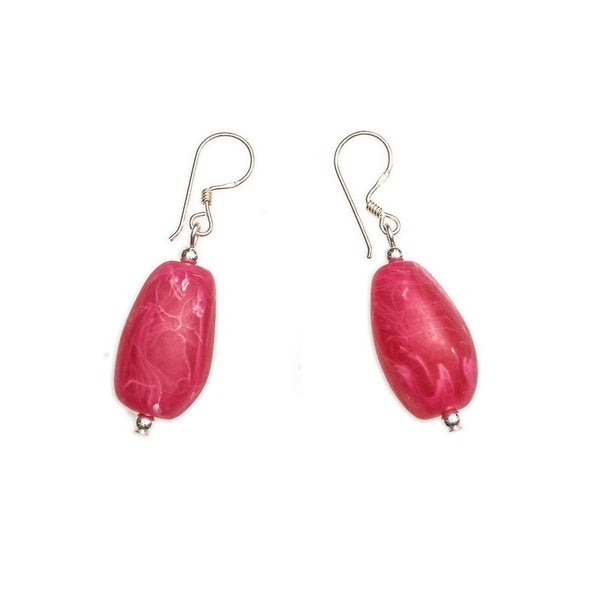 Sabi' Resin Earring-Grande - Polka Luka Resin Jewellery