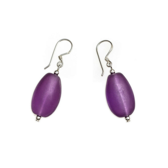 Sabi' Resin Earring-Grande - Polka Luka Resin Jewellery