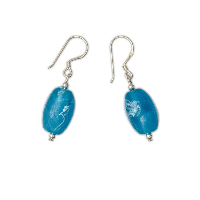 Sabi' Resin Earring-Petite - Polka Luka Resin Jewellery