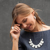 Sabi' Resin Earring-Grande - Polka Luka Resin Jewellery