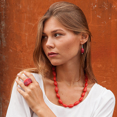 Sabi' Resin Earring-Petite - Polka Luka Resin Jewellery