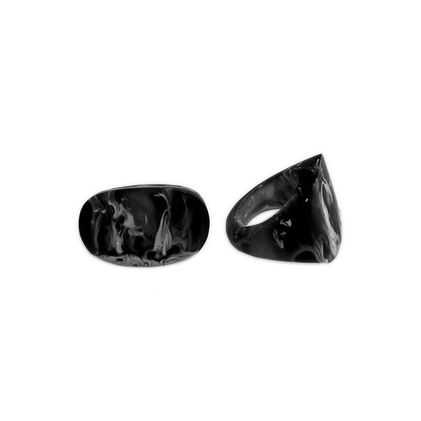 Sabi' Resin Ring - Polka Luka Resin Jewellery