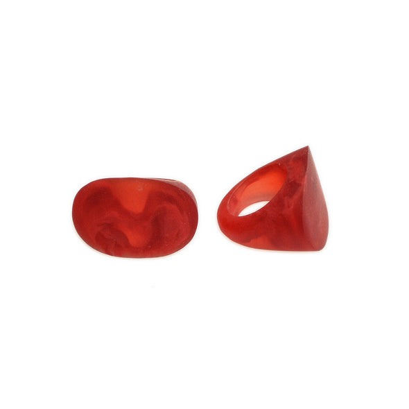Sabi' Resin Ring - Polka Luka Resin Jewellery