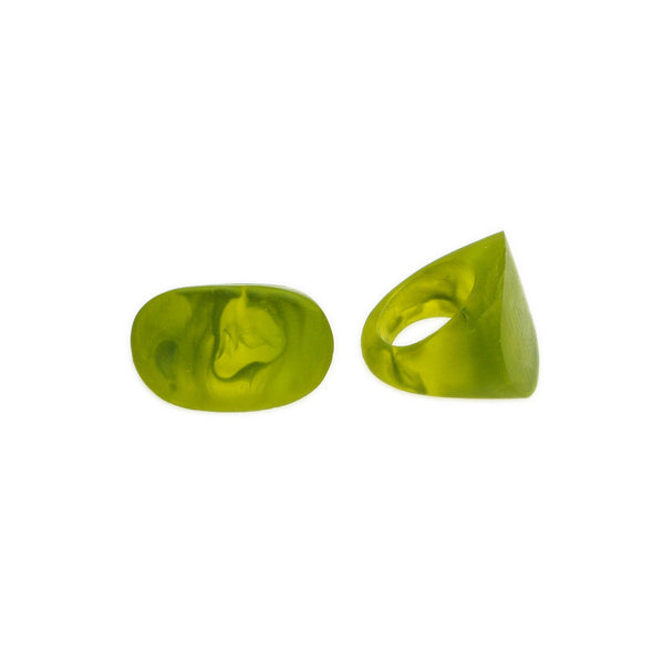 Sabi' Resin Ring - Polka Luka Resin Jewellery