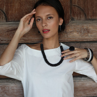 'Saigon' Resin Necklace - Polka Luka Resin Jewellery