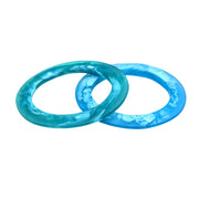 Sakura' Double Resin Bangle - Polka Luka Resin Jewellery