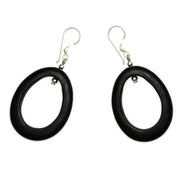 'Sakura' Resin Earring-Grande - Polka Luka Resin Jewellery