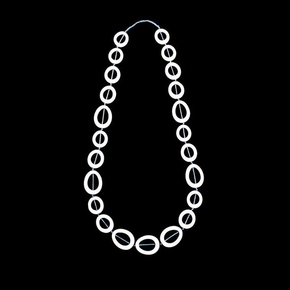Sakura' Long Resin Necklace - Polka Luka Resin Jewellery