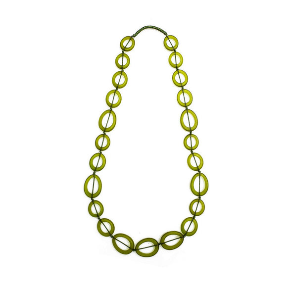 Sakura' Long Resin Necklace - Polka Luka Resin Jewellery