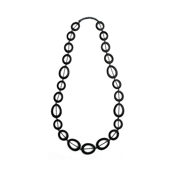 Sakura' Long Resin Necklace - Polka Luka Resin Jewellery