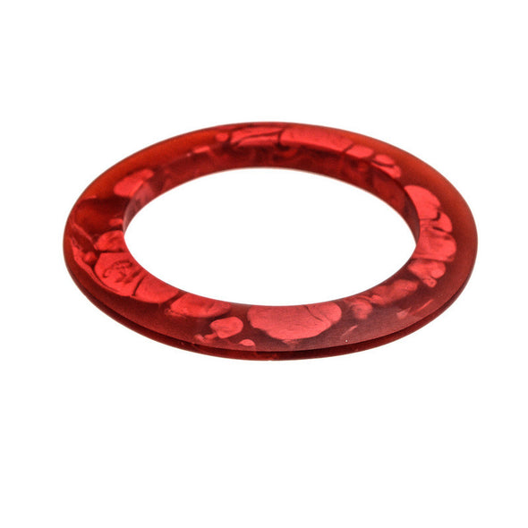 Sakura' Resin Bangle - Polka Luka Resin Jewellery