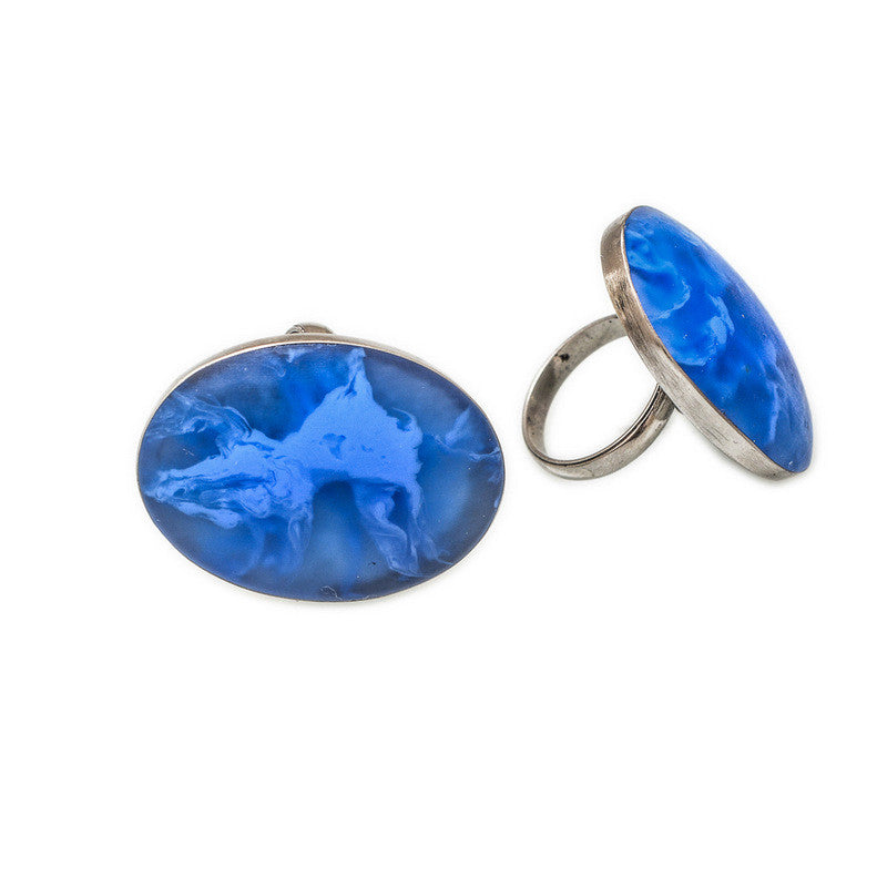 Satori' Resin Ring - Polka Luka Resin Jewellery