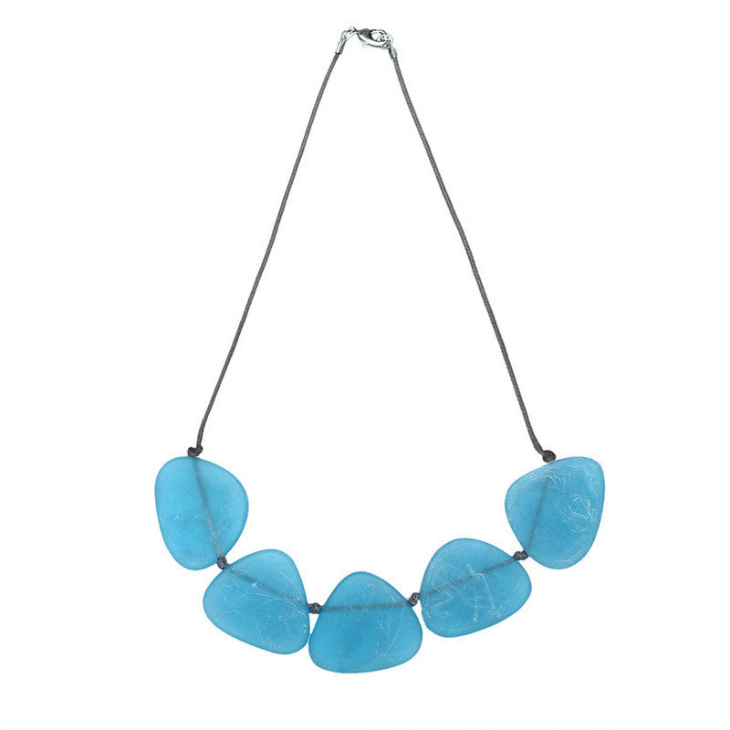 Satori' Resin Necklace - Polka Luka Resin Jewellery