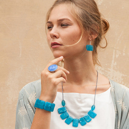 Satori' Resin Ring - Polka Luka Resin Jewellery