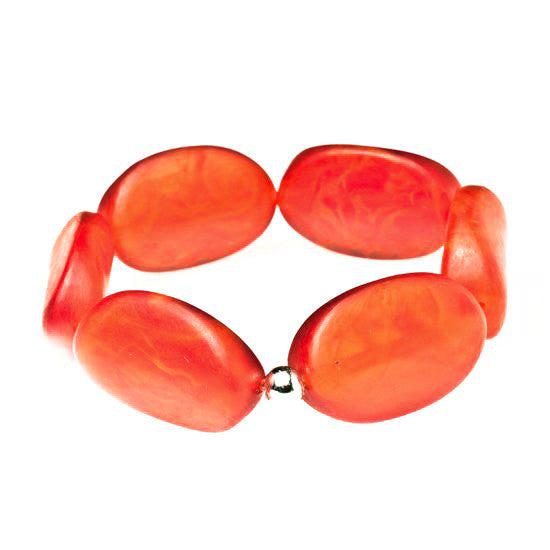'Soho' Resin Stretch Bracelet - Polka Luka Resin Jewellery