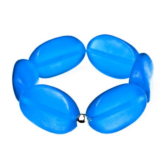 'Soho' Resin Stretch Bracelet - Polka Luka Resin Jewellery