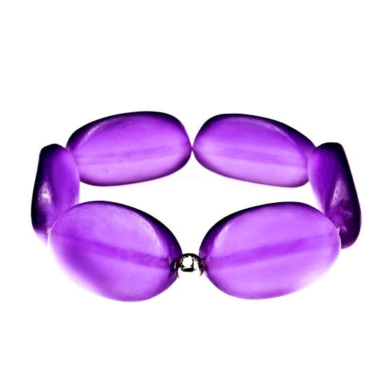 'Soho' Resin Stretch Bracelet - Polka Luka Resin Jewellery