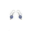 'Indigo Droplet' Stone Earrings - Polka Luka Resin Jewellery