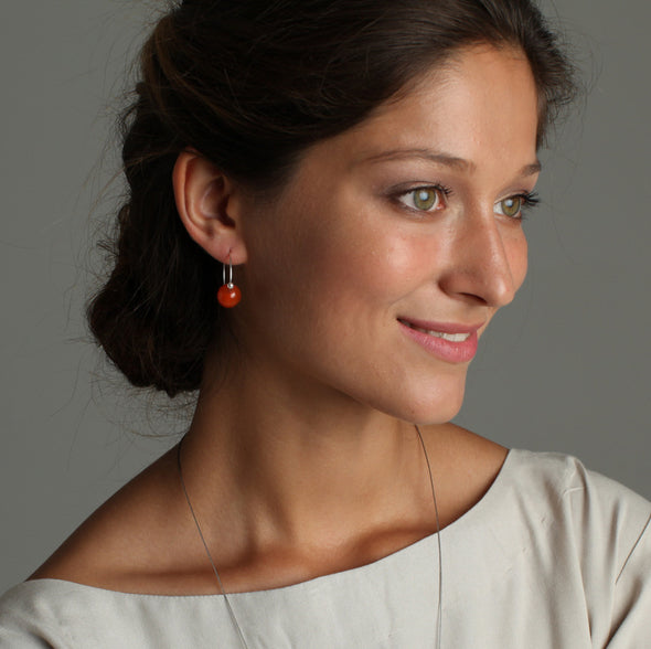 'Alia' Stone Earrings - Polka Luka Resin Jewellery