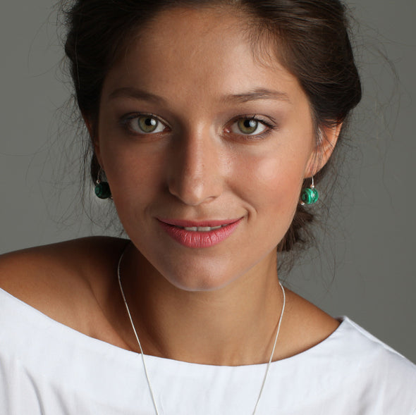 'Alia' Stone Earrings - Polka Luka Resin Jewellery