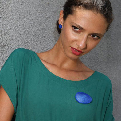 Bilbao Brooch - Polka Luka Resin Jewellery