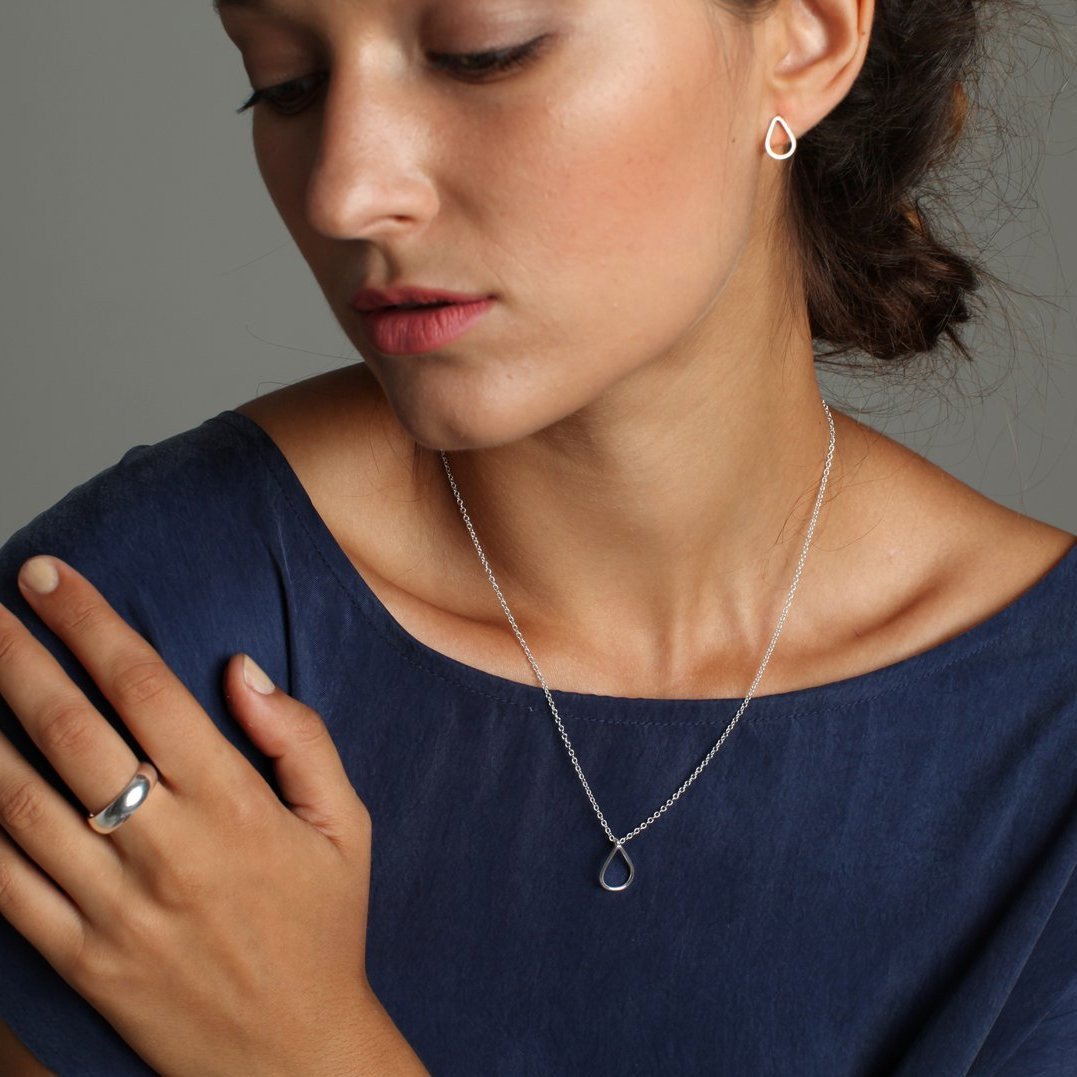 'Teardrop' Necklace - Polka Luka Resin Jewellery
