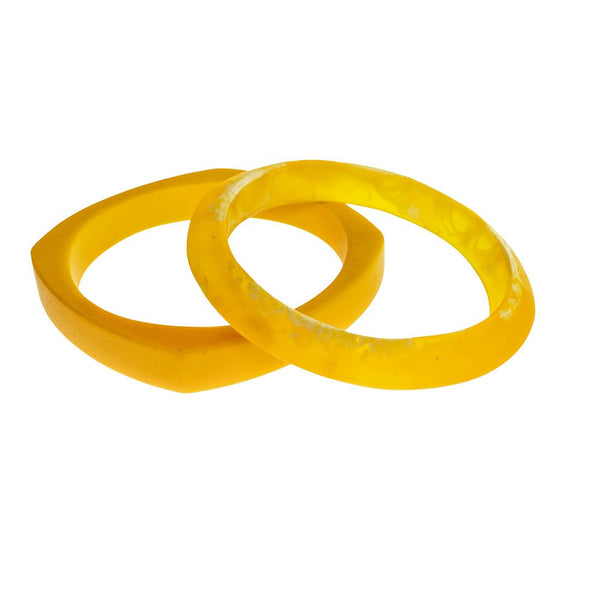 'The Planets' Double Resin Bangle - Polka Luka Resin Jewellery