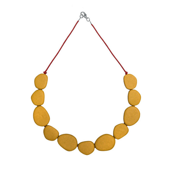 Wabi' Short Resin Necklace - Polka Luka Resin Jewellery