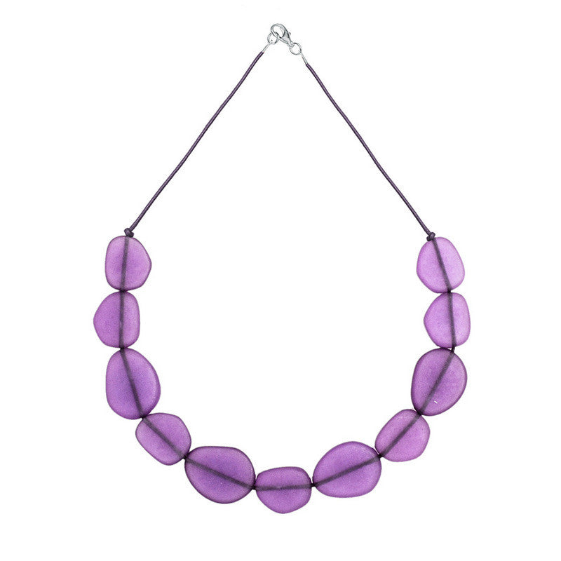 Wabi' Short Resin Necklace - Polka Luka Resin Jewellery
