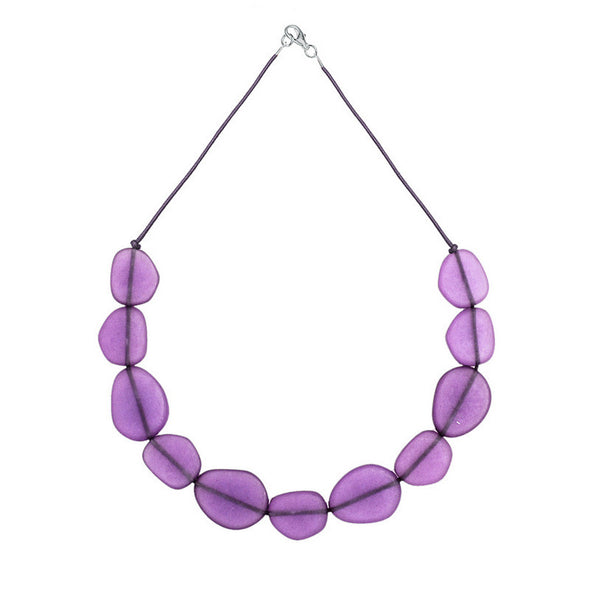 Wabi' Short Resin Necklace - Polka Luka Resin Jewellery