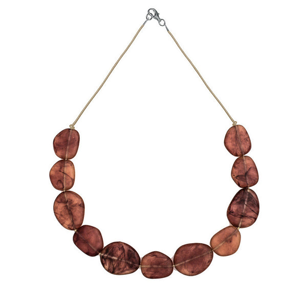 Wabi' Short Resin Necklace - Polka Luka Resin Jewellery