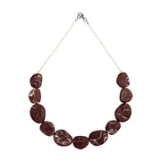Wabi' Short Resin Necklace - Polka Luka Resin Jewellery