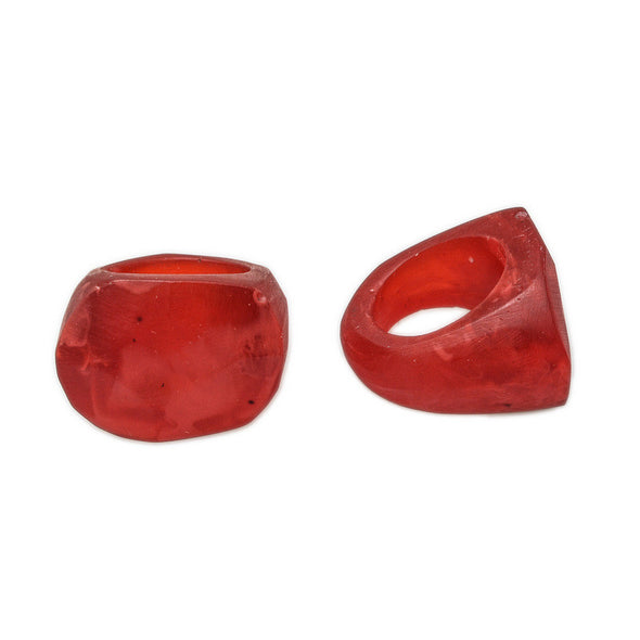 Wabi' Resin Ring - Polka Luka Resin Jewellery