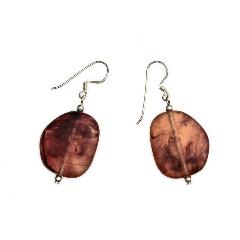 Wabi' Resin Earring-Petite - Polka Luka Resin Jewellery