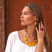 Wabi' Resin Earring-Petite - Polka Luka Resin Jewellery