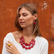 Wabi' Resin Earring-Petite - Polka Luka Resin Jewellery
